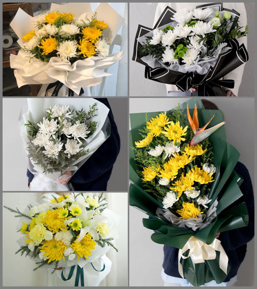 湖北孝感市应城市城中街道碾屋社区白事花束代送